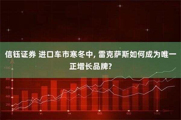 信钰证券 进口车市寒冬中, 雷克萨斯如何成为唯一正增长品牌?